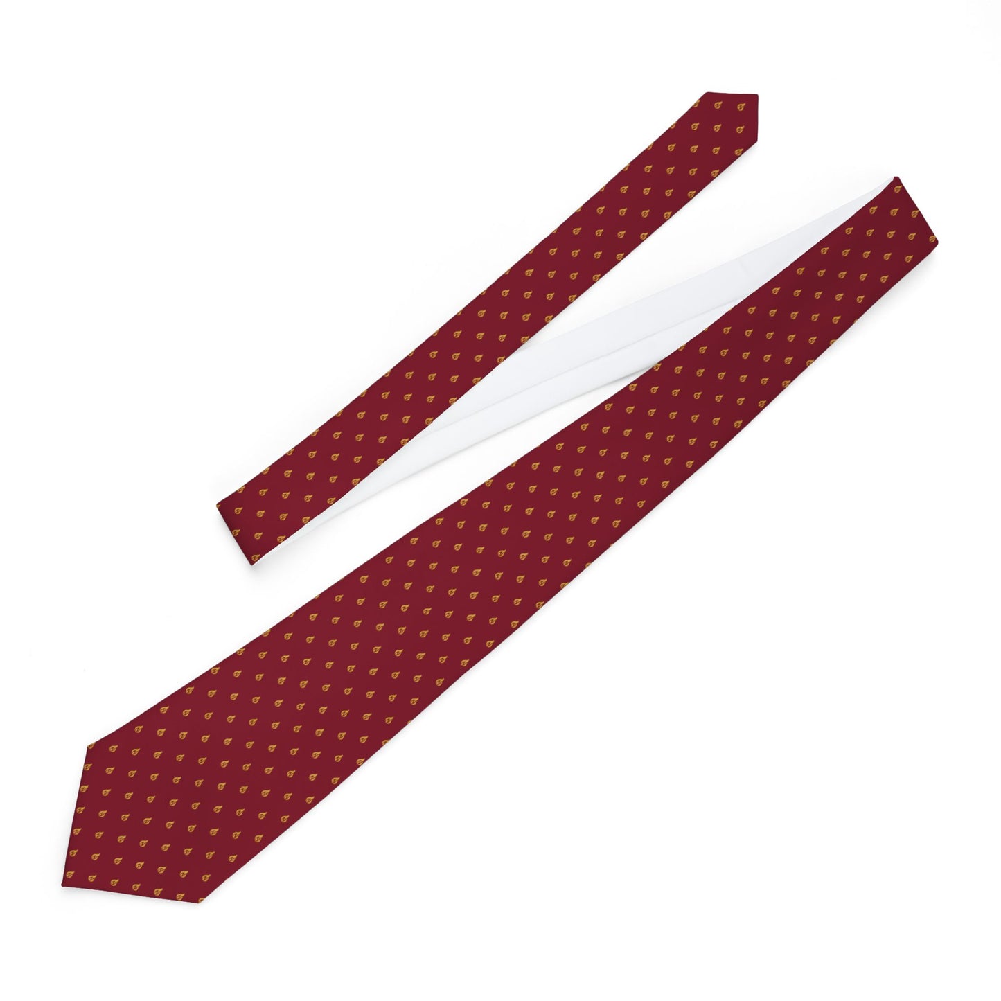 The Holy Spirit, Fire of Divine Love - Men's Tie (Pentecost Burgundy)