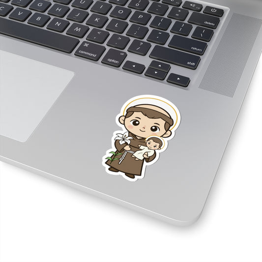 St. Anthony of Padua – Chibi Style Vinyl Sticker