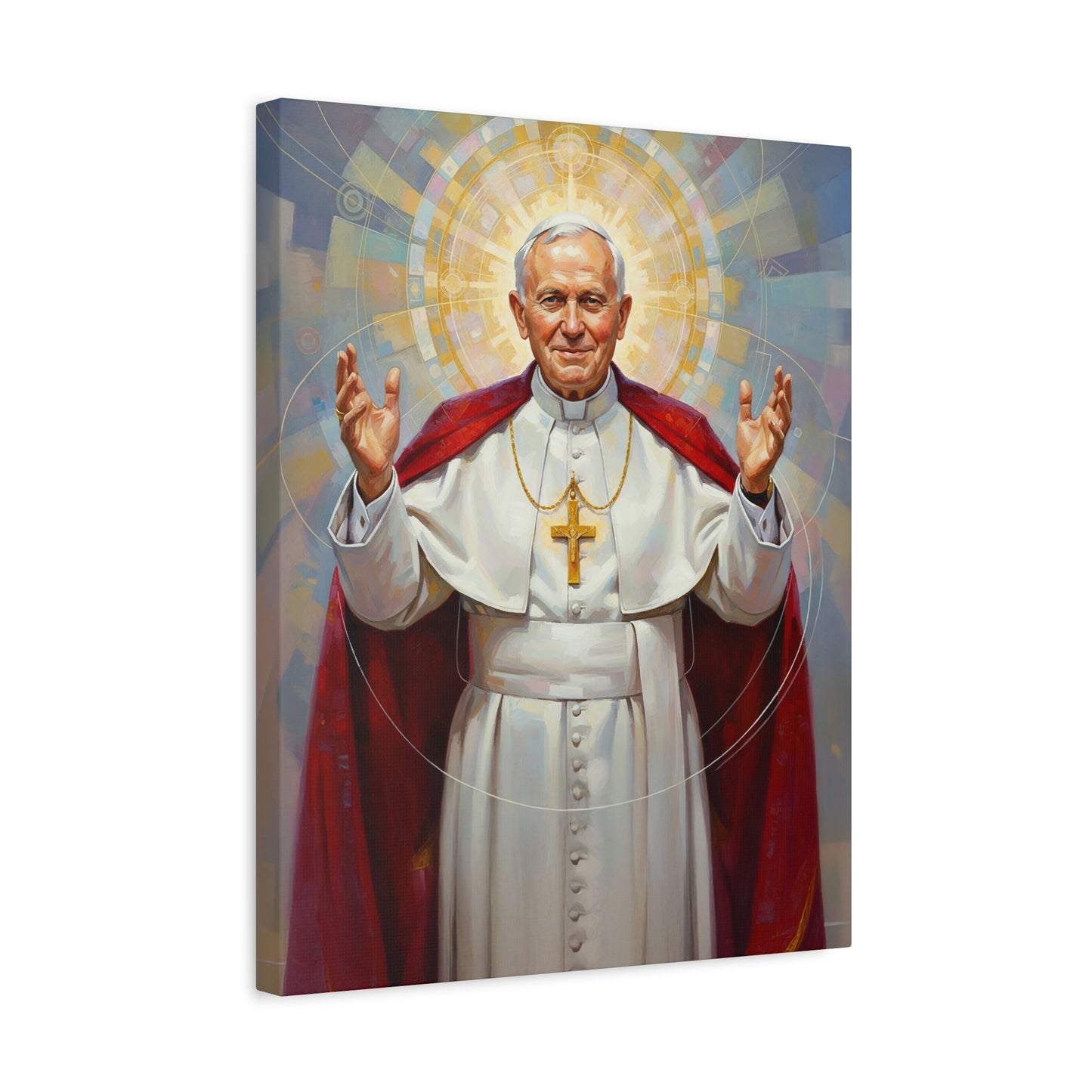 Stretched Canvas - St. John Paul II | Contemporary Sacred Art