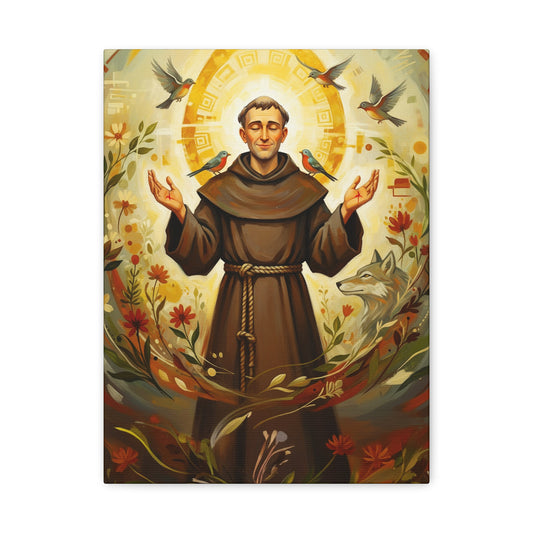 St. Francis of Assisi - Stretched Canvas