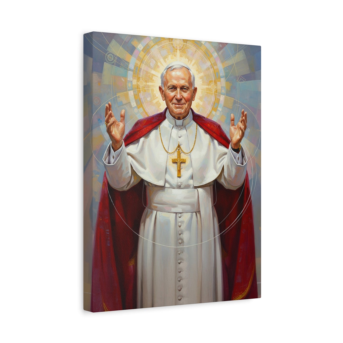 Stretched Canvas - St. John Paul II | Contemporary Sacred Art