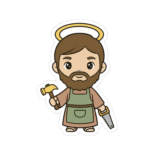 St. Joseph – Chibi Style Vinyl Sticker