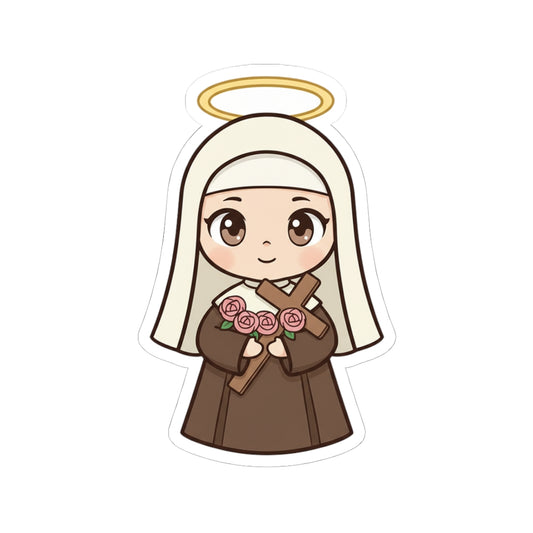 St. Thérèse of Lisieux– Chibi Style Vinyl Sticker