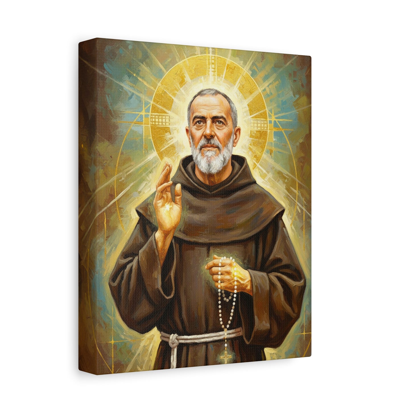 St. Padre Pio - Stretched Canvas