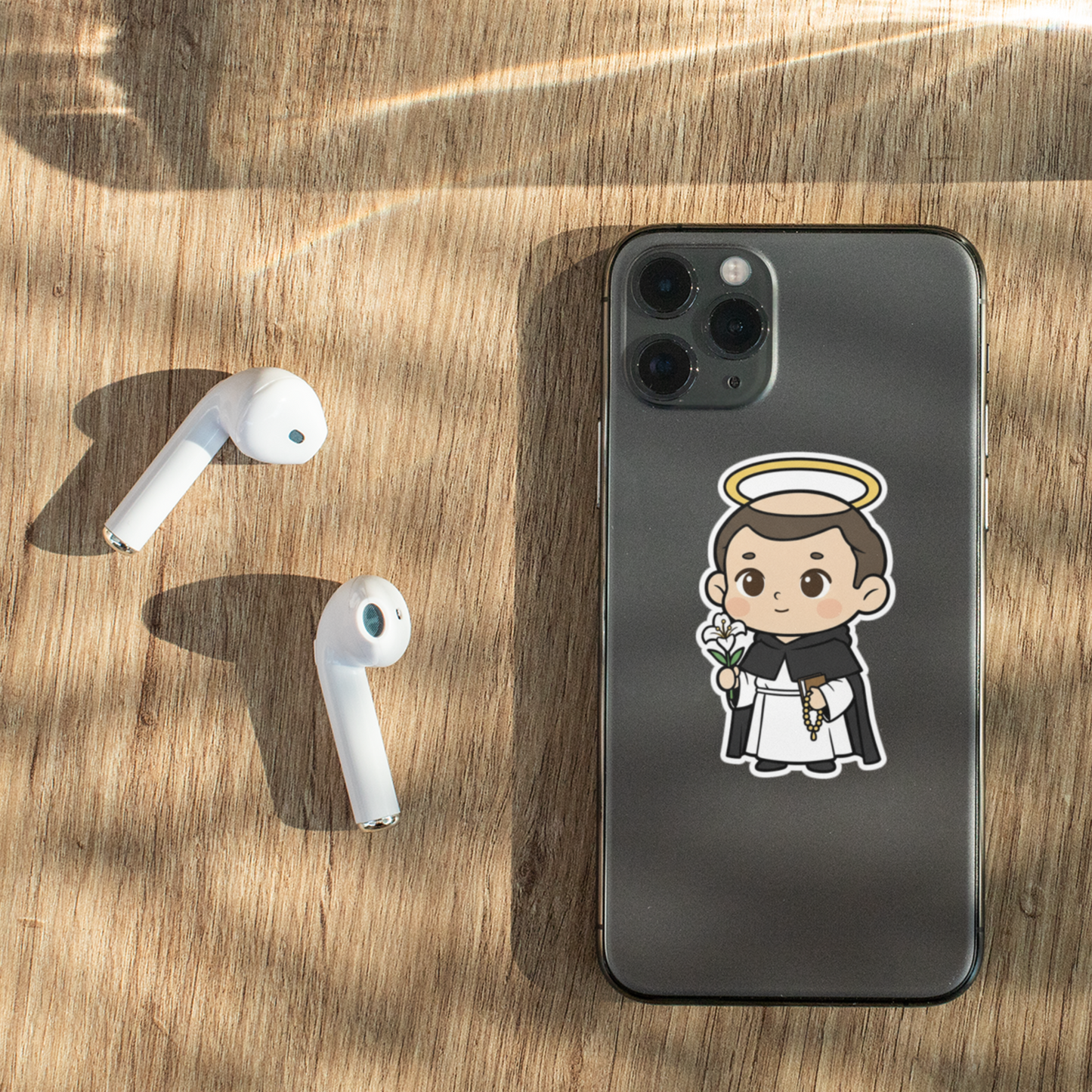 St. Dominic – Chibi Style Vinyl Sticker