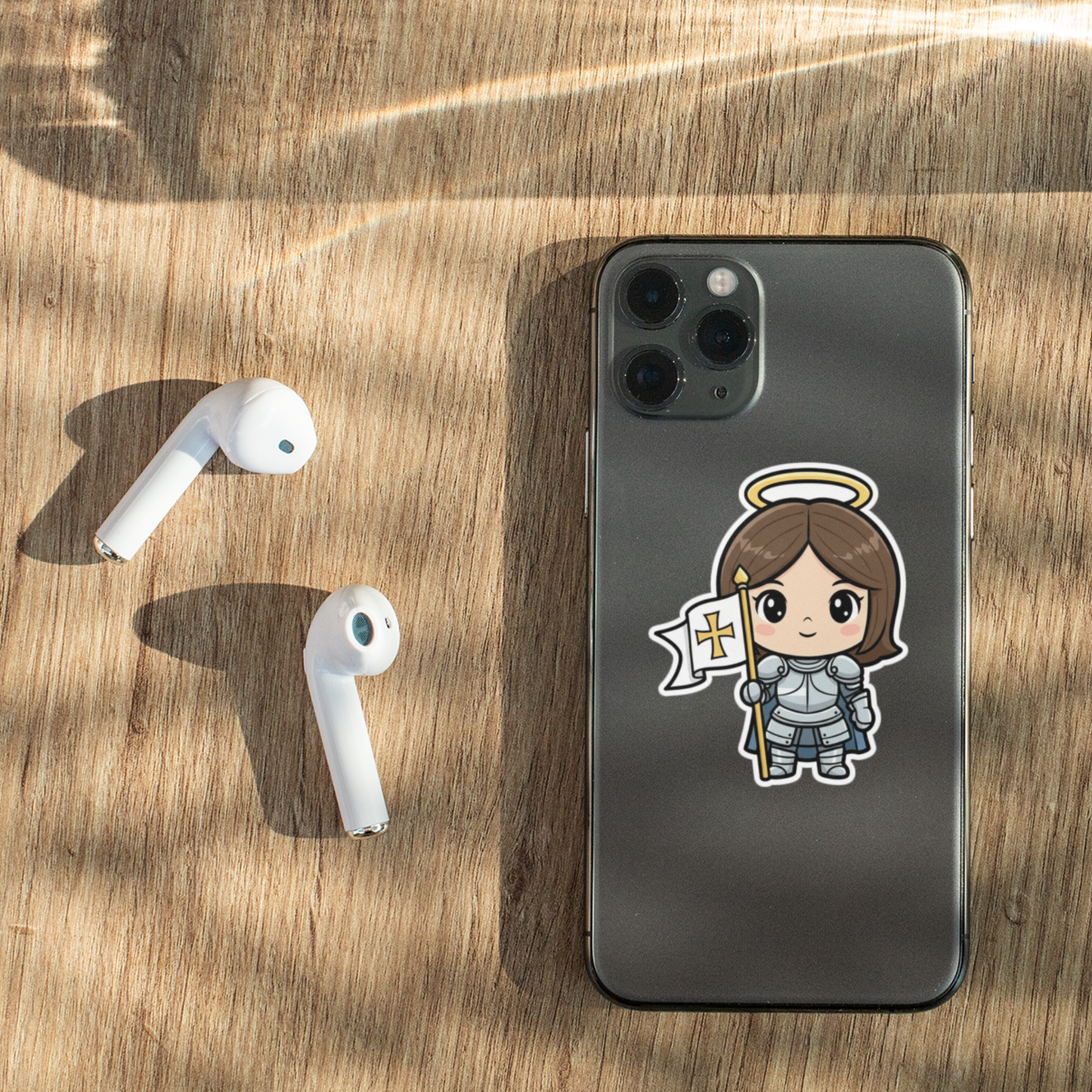 St. Joan of Arc – Chibi Style Vinyl Sticker