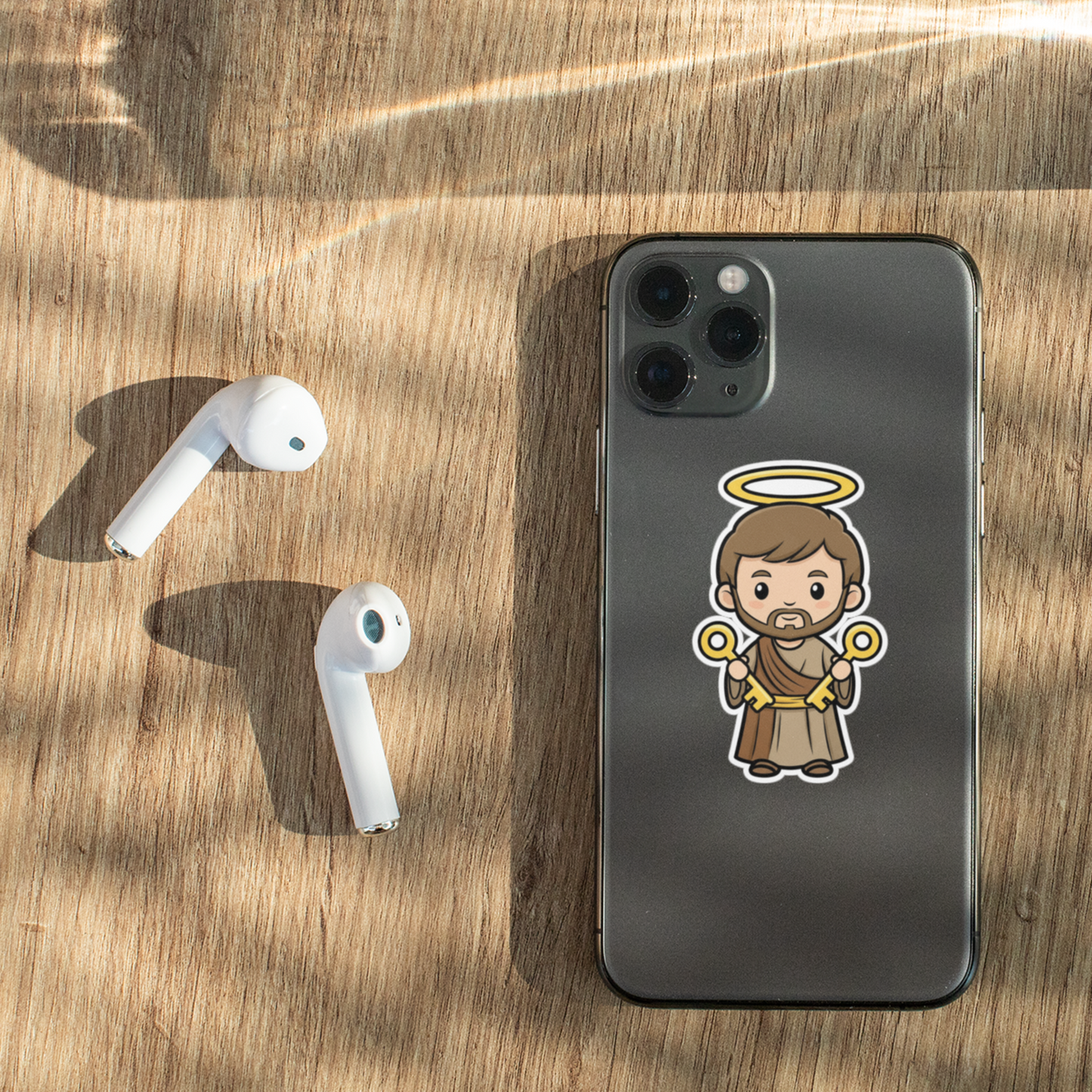 St. Peter – Chibi Style Vinyl Sticker