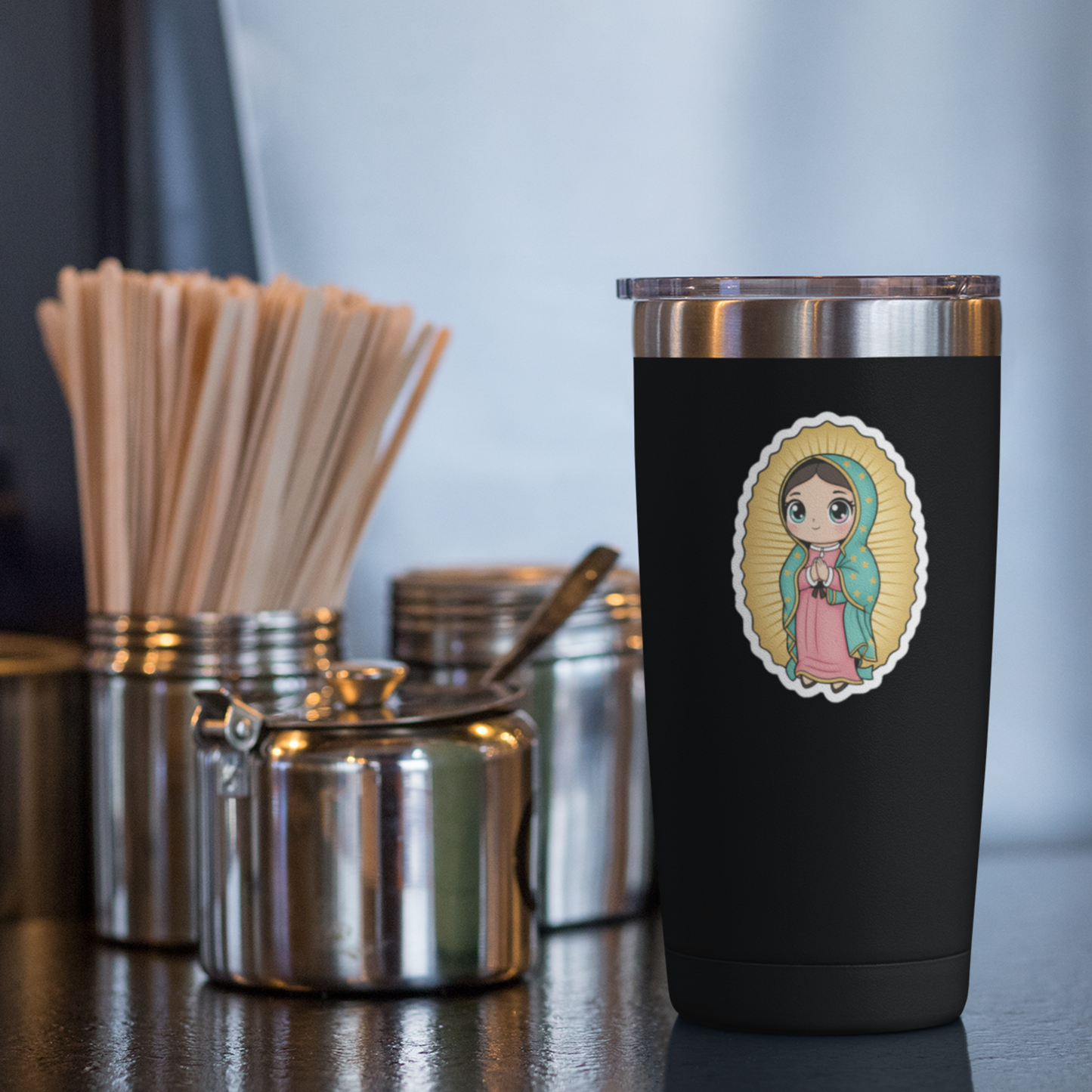 Our Lady of Guadalupe– Chibi Style Vinyl Sticker