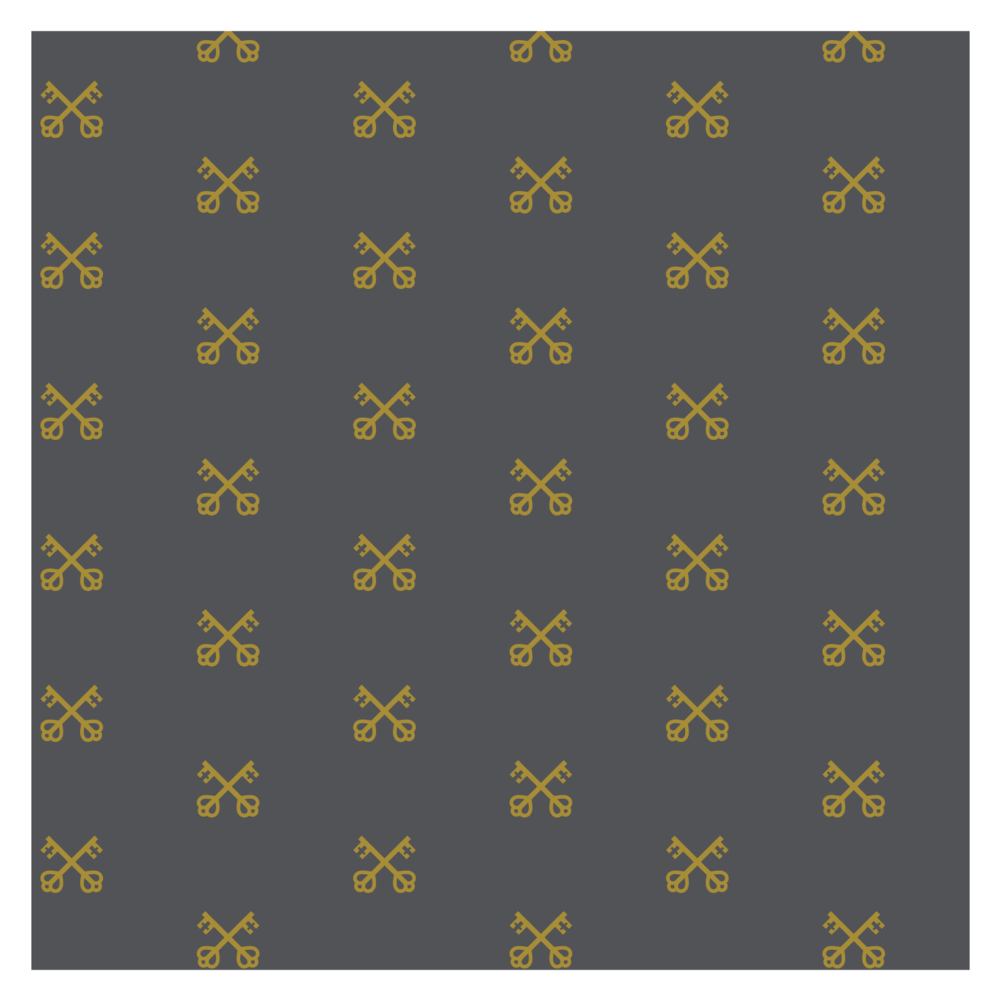 St. Peter, the Rugged Gatekeeper - Men's Tie (Galilean Gray)