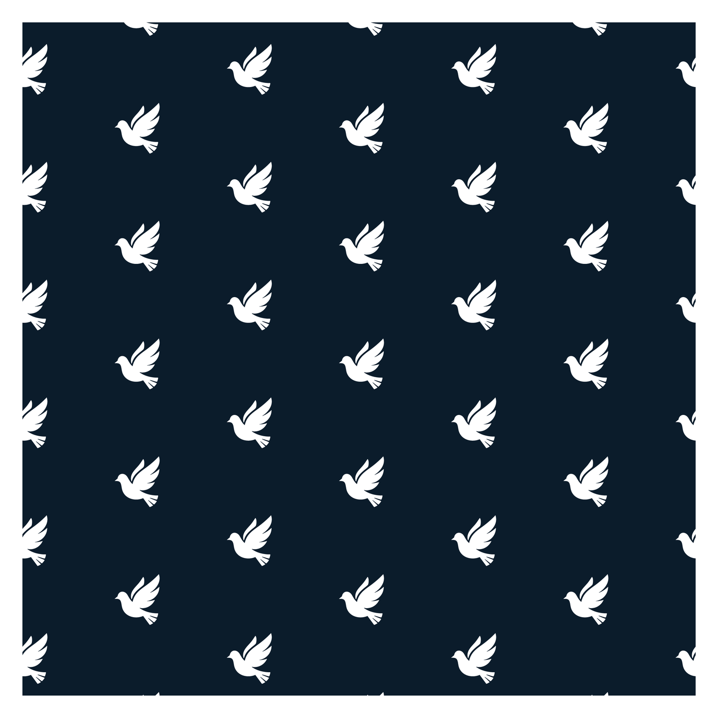 The Holy Spirit, Peace of God - Men's Tie (Celestial Midnight Blue)