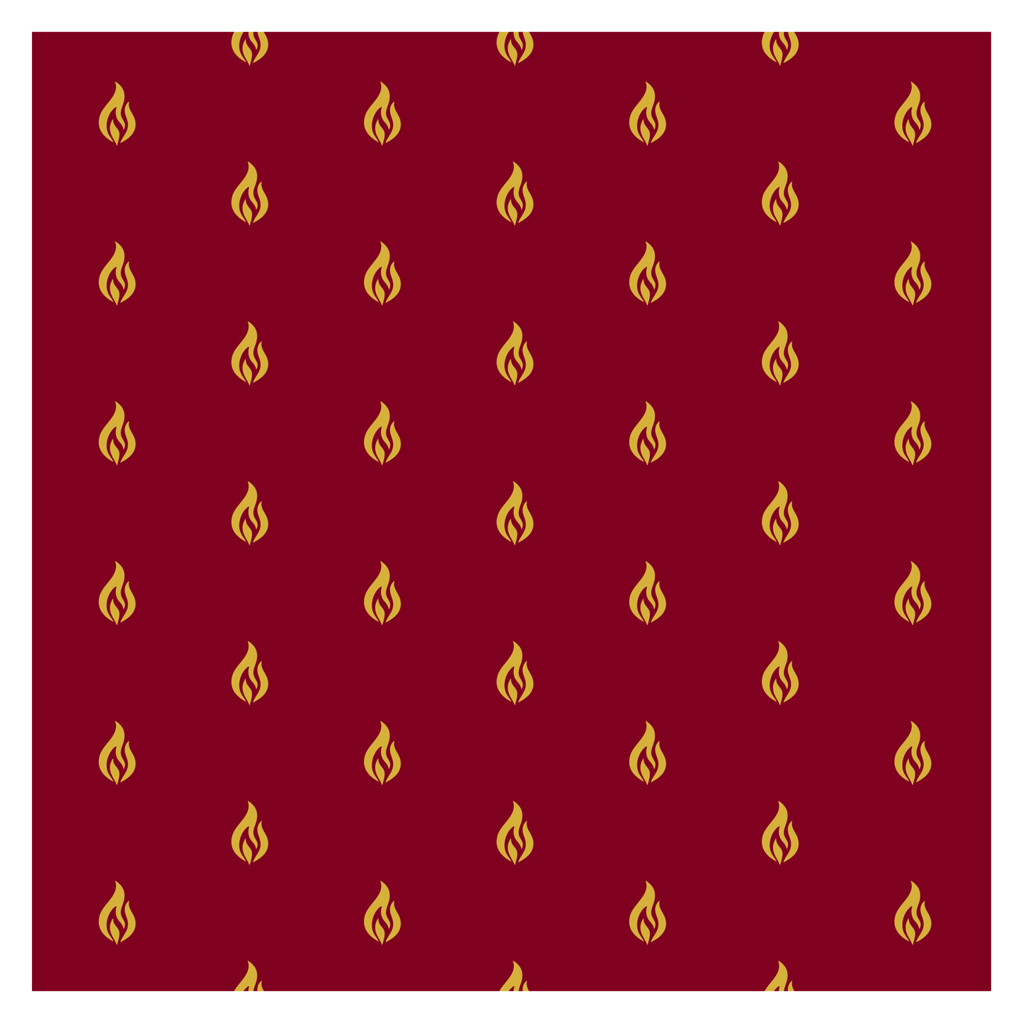 The Holy Spirit, Fire of Divine Love - Men's Tie (Pentecost Burgundy)