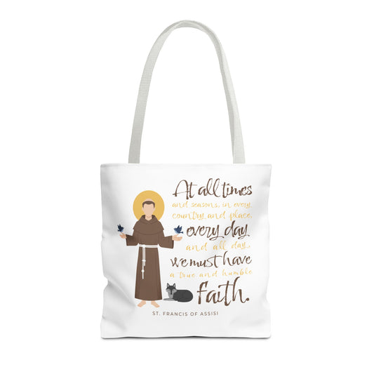 St. Francis of Assisi Tote Bag