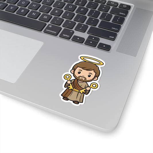 St. Peter – Chibi Style Vinyl Sticker