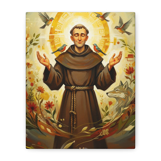St. Francis of Assisi - Stretched Canvas