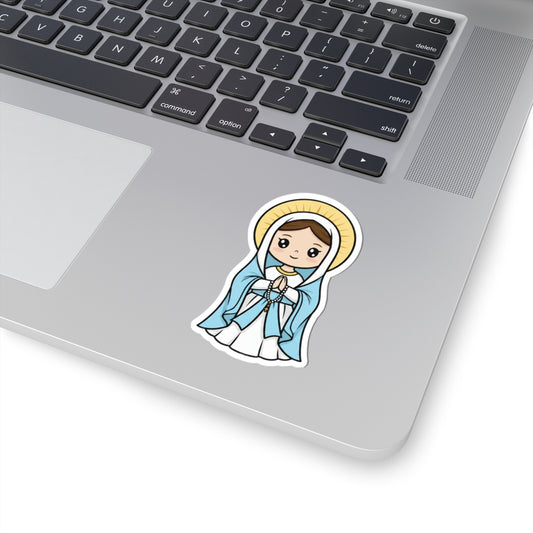 Our Lady of Lourdes – Chibi Style Vinyl Sticker