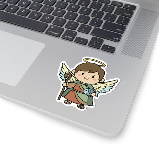 St. Raphael the Archangel – Chibi Style Vinyl Sticker