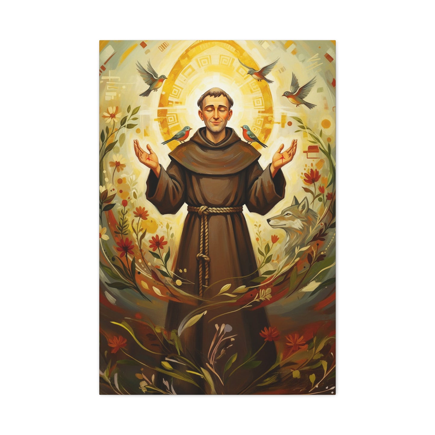 St. Francis of Assisi - Stretched Canvas