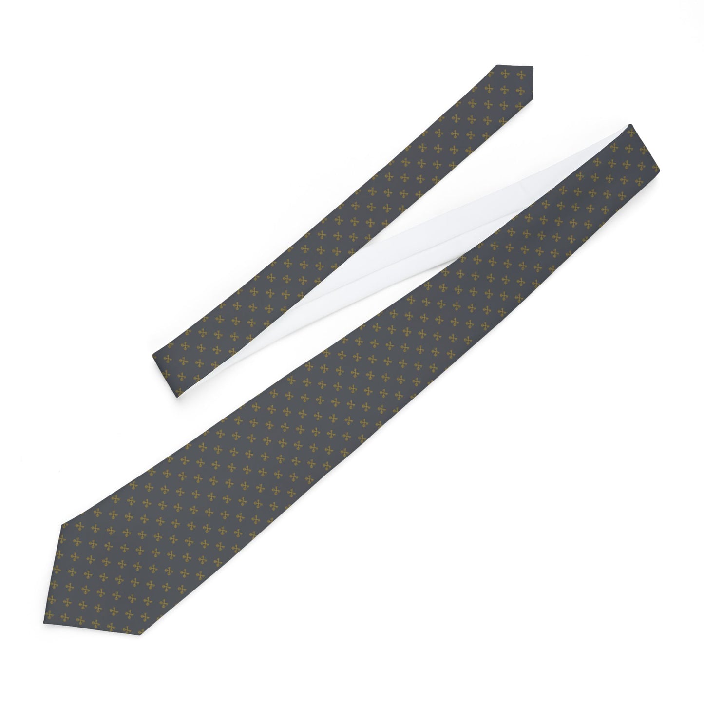 St. Peter, the Rugged Gatekeeper - Men's Tie (Galilean Gray)