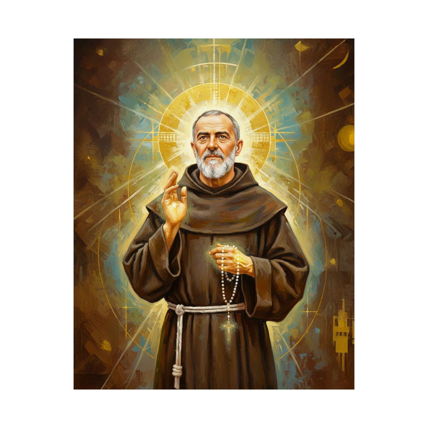St. Padre Pio - Matte Poster