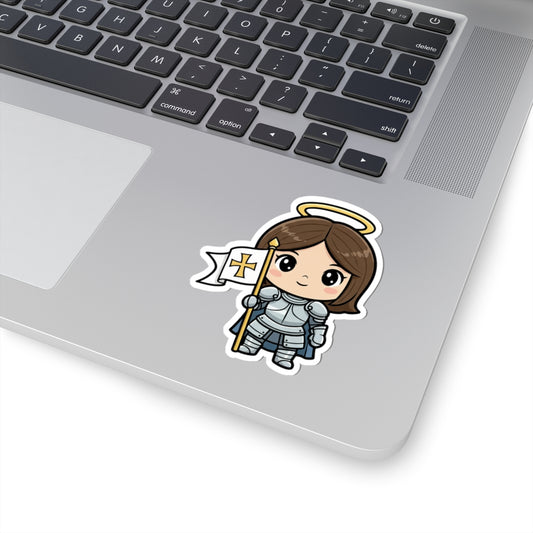 St. Joan of Arc – Chibi Style Vinyl Sticker