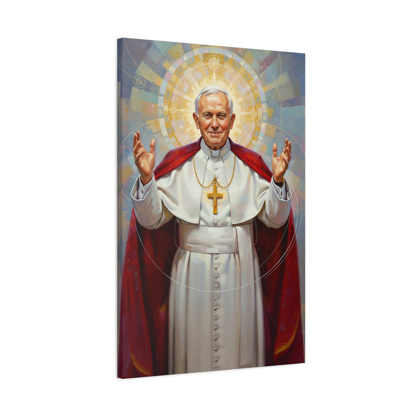 Stretched Canvas - St. John Paul II | Contemporary Sacred Art