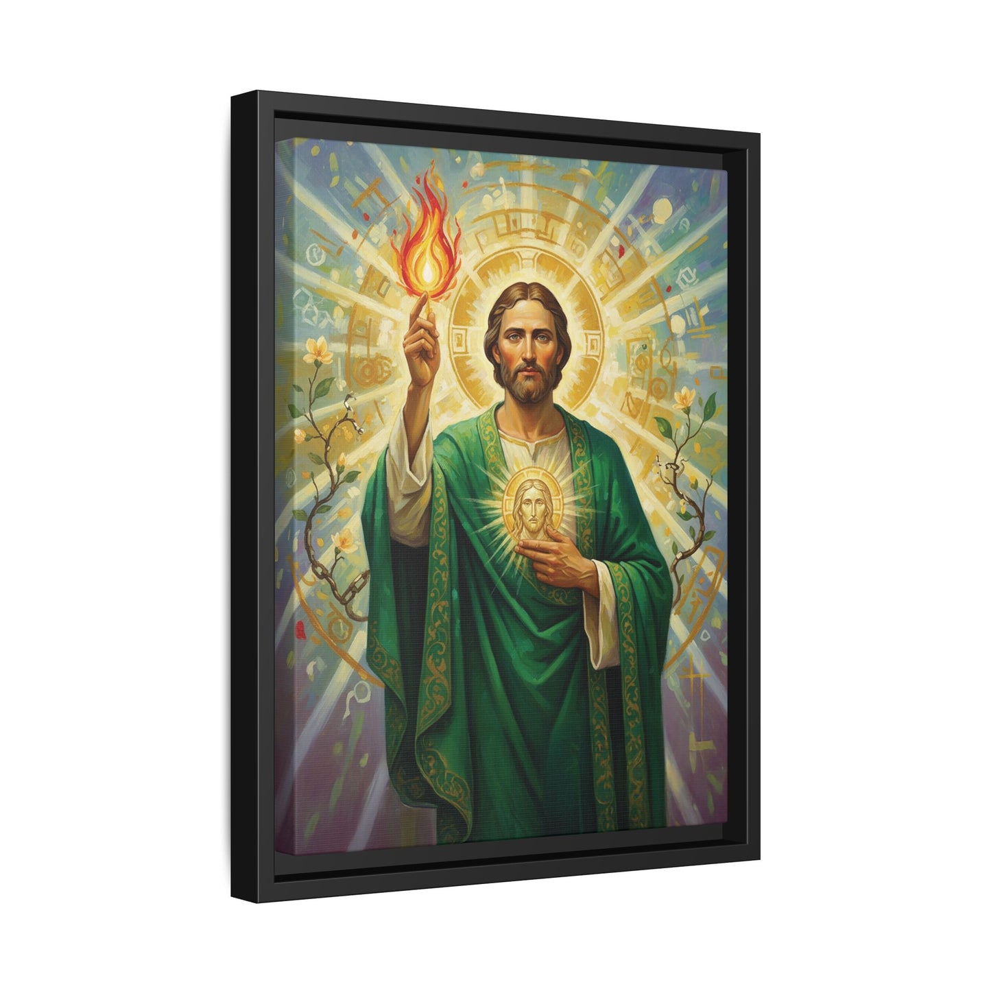 Framed Canvas – St. Jude | Contemporary Sacred Art