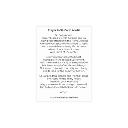 St. Carlo Acutis Prayer Card Pack