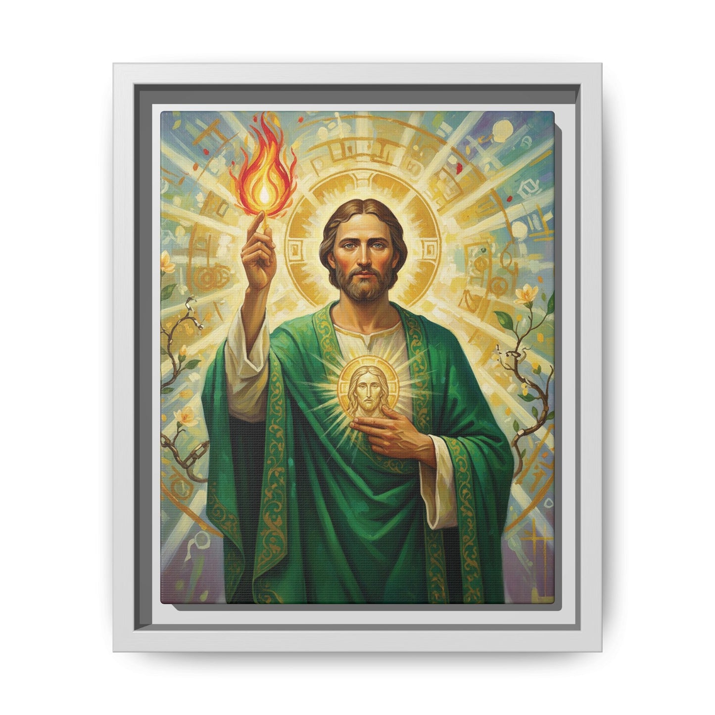 Framed Canvas – St. Jude | Contemporary Sacred Art
