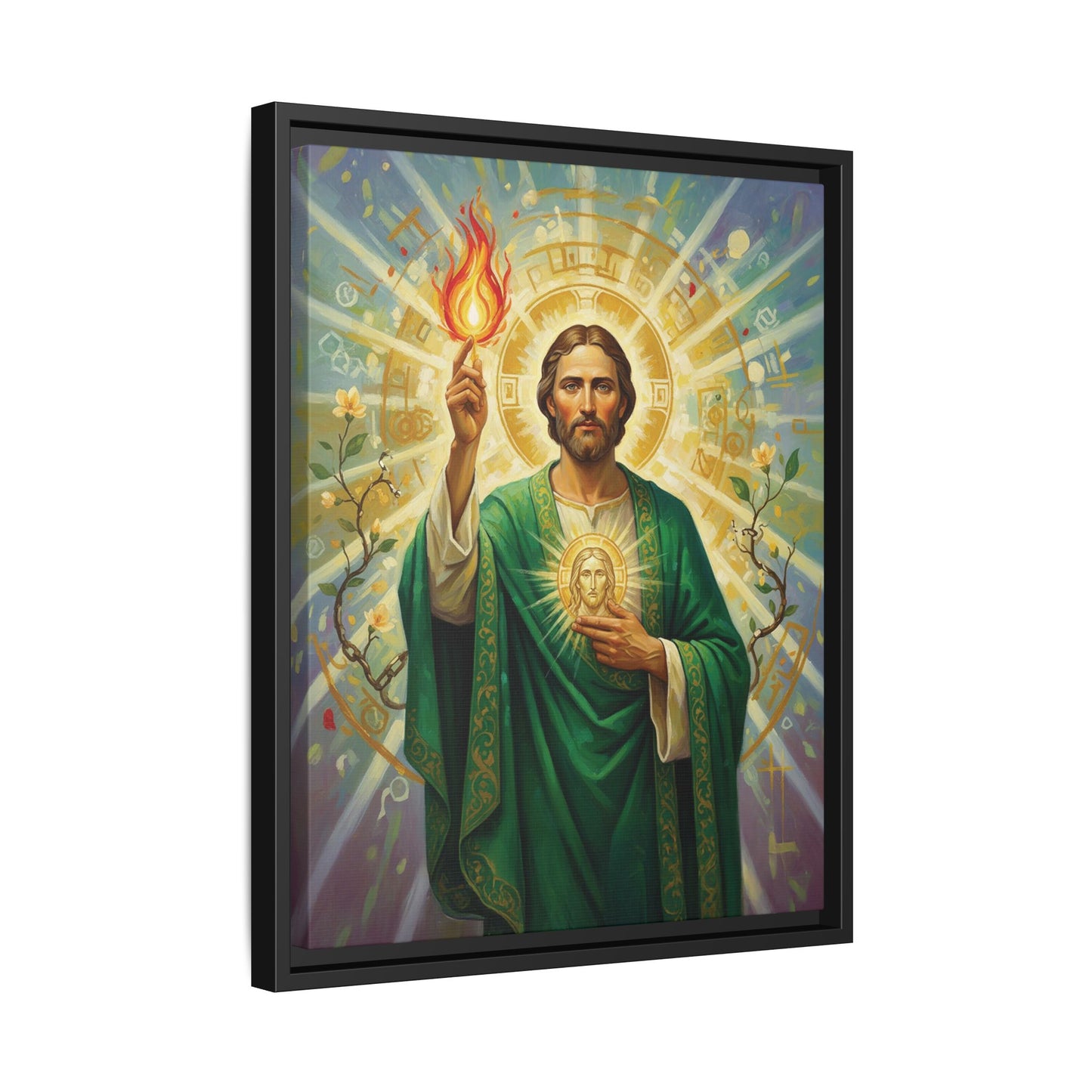 Framed Canvas – St. Jude | Contemporary Sacred Art