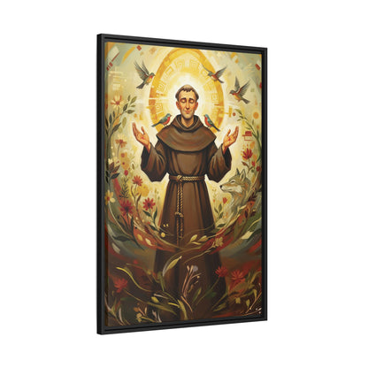 Framed Canvas – St. Francis of Assisi | Contemporary Sacred Art