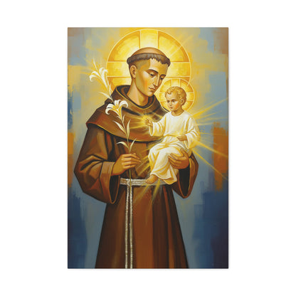 St. Anthony of Padua - Stretched Canvas