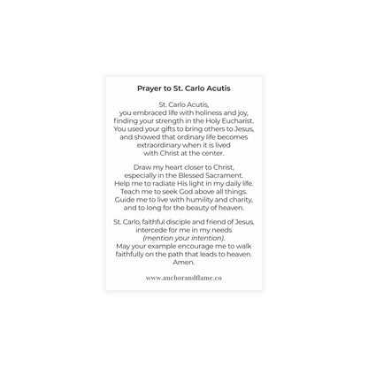 St. Carlo Acutis Prayer Card Pack