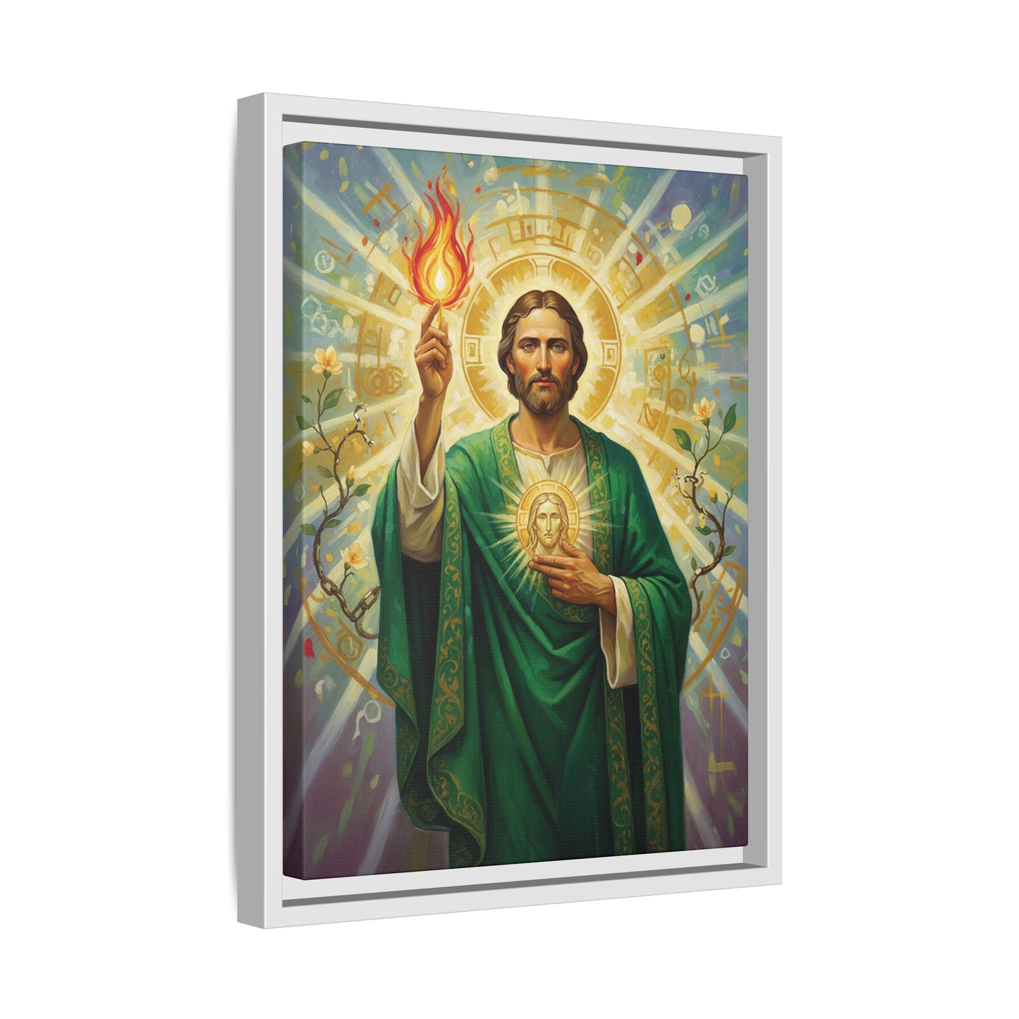 Framed Canvas – St. Jude | Contemporary Sacred Art