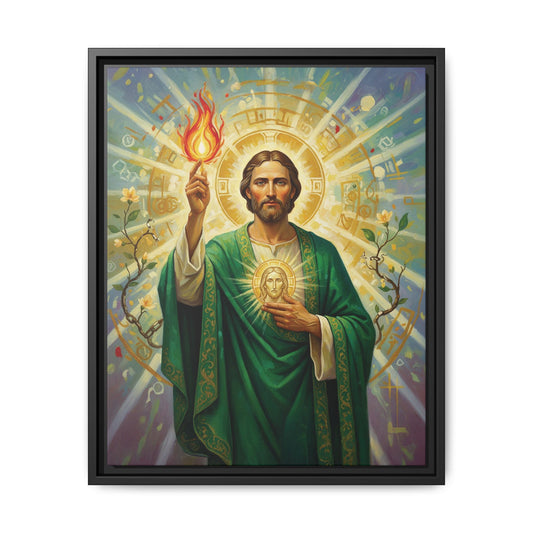 Framed Canvas – St. Jude | Contemporary Sacred Art