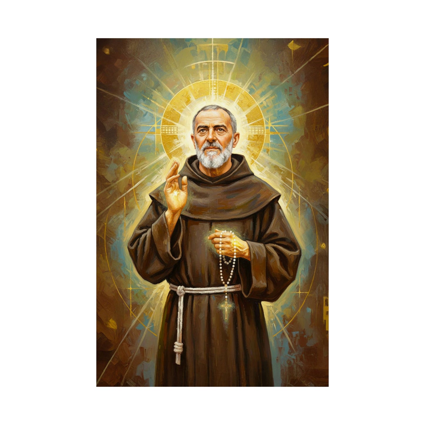 St. Padre Pio - Matte Poster
