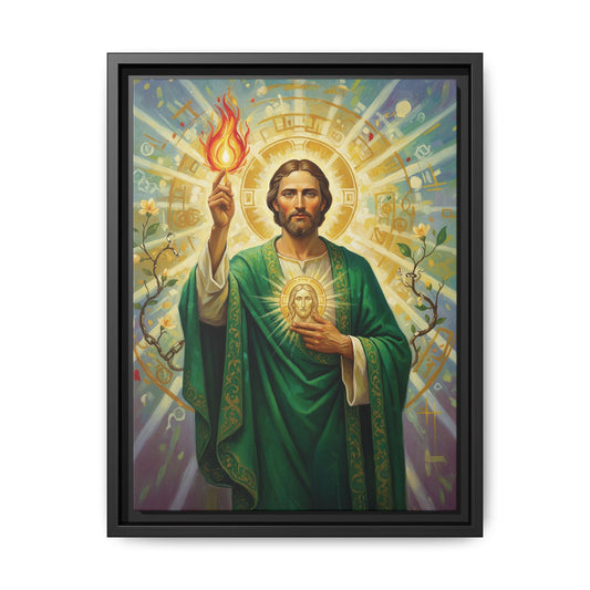 Framed Canvas – St. Jude | Contemporary Sacred Art