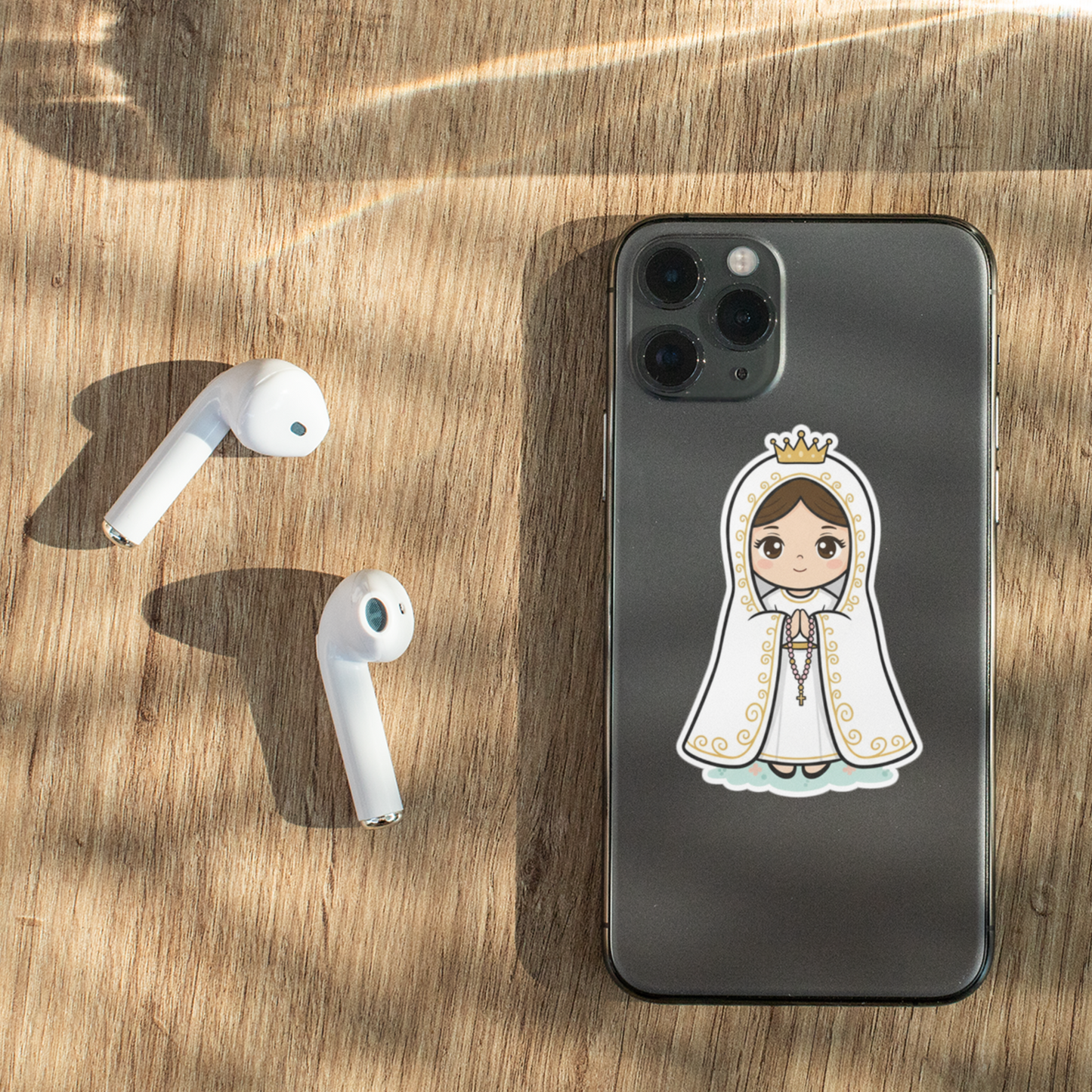 Our Lady of Fatima – Chibi Style Vinyl Sticker