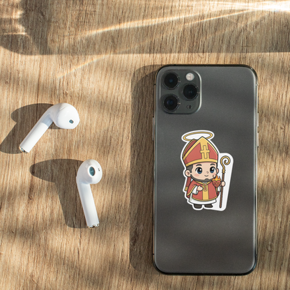 St. Augustine – Chibi Style Vinyl Sticker
