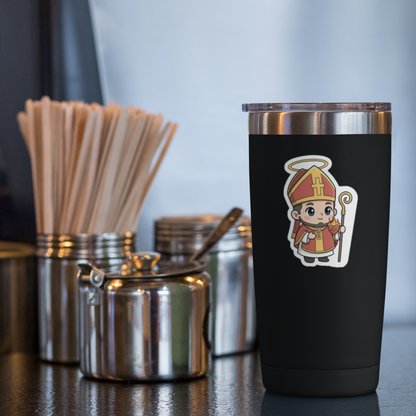 St. Augustine – Chibi Style Vinyl Sticker