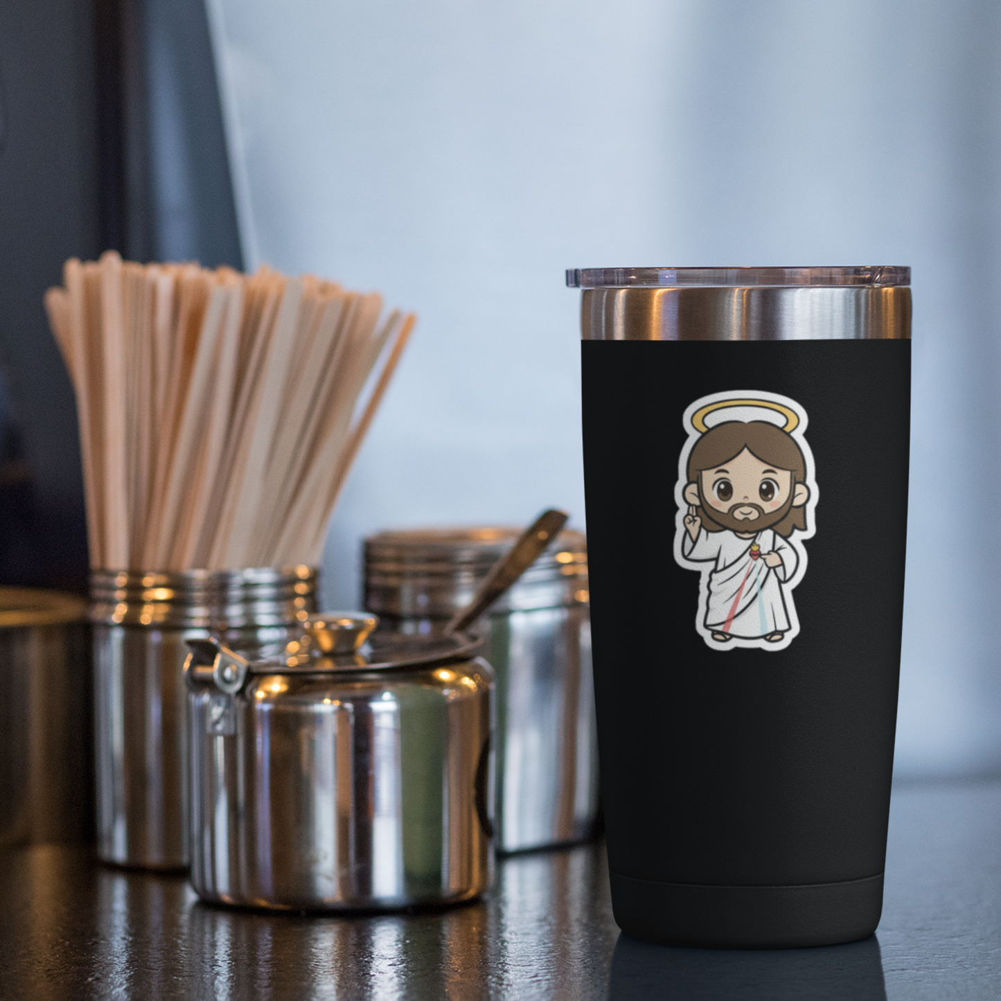 Divine Mercy – Chibi Style Vinyl Sticker