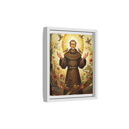 Framed Canvas – St. Francis of Assisi | Contemporary Sacred Art