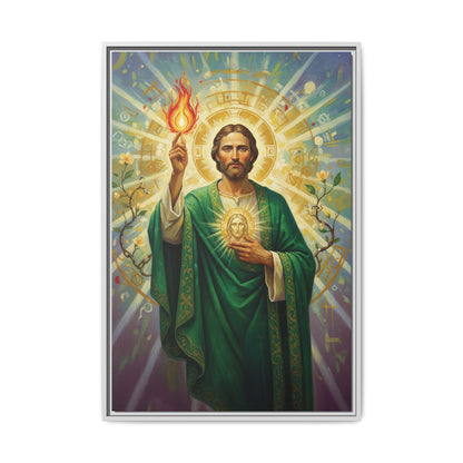 Framed Canvas – St. Jude | Contemporary Sacred Art