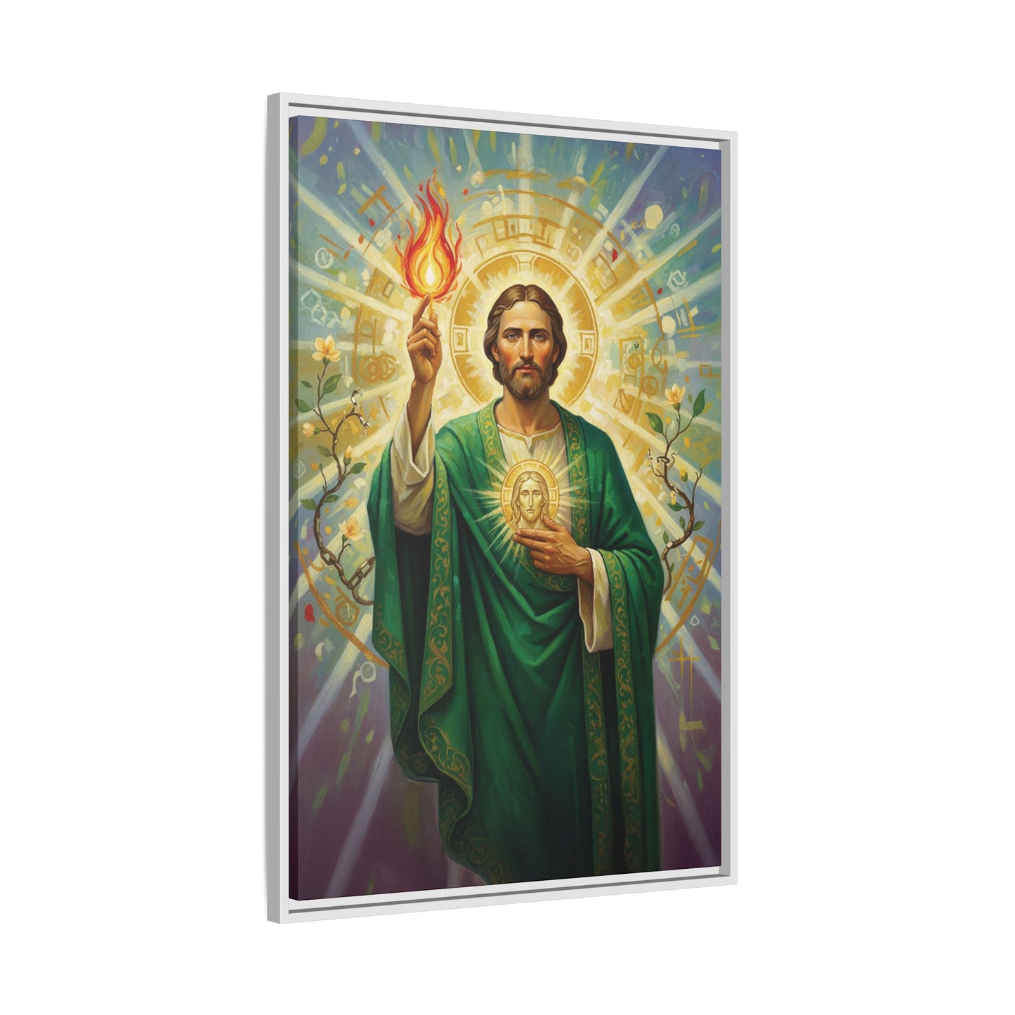 Framed Canvas – St. Jude | Contemporary Sacred Art