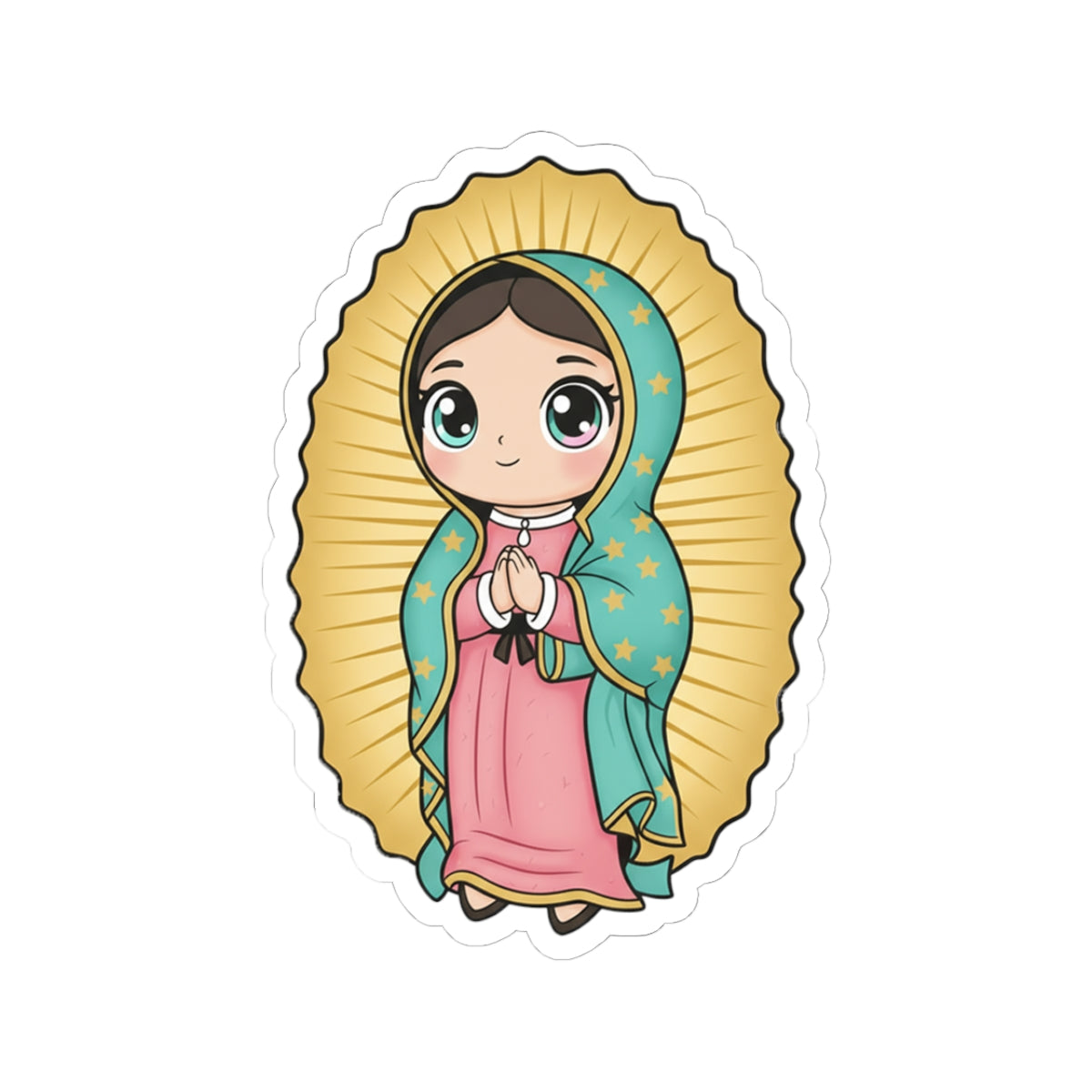 Our Lady of Guadalupe– Chibi Style Vinyl Sticker