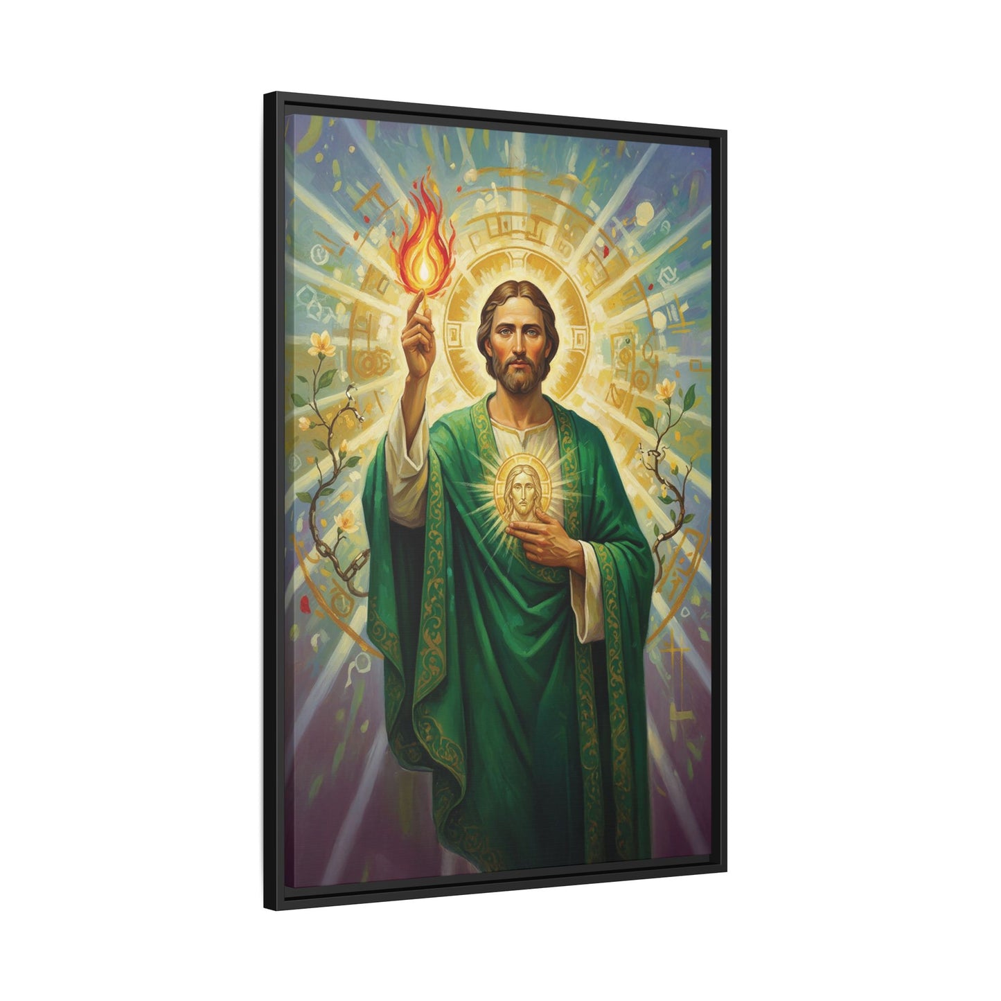 Framed Canvas – St. Jude | Contemporary Sacred Art