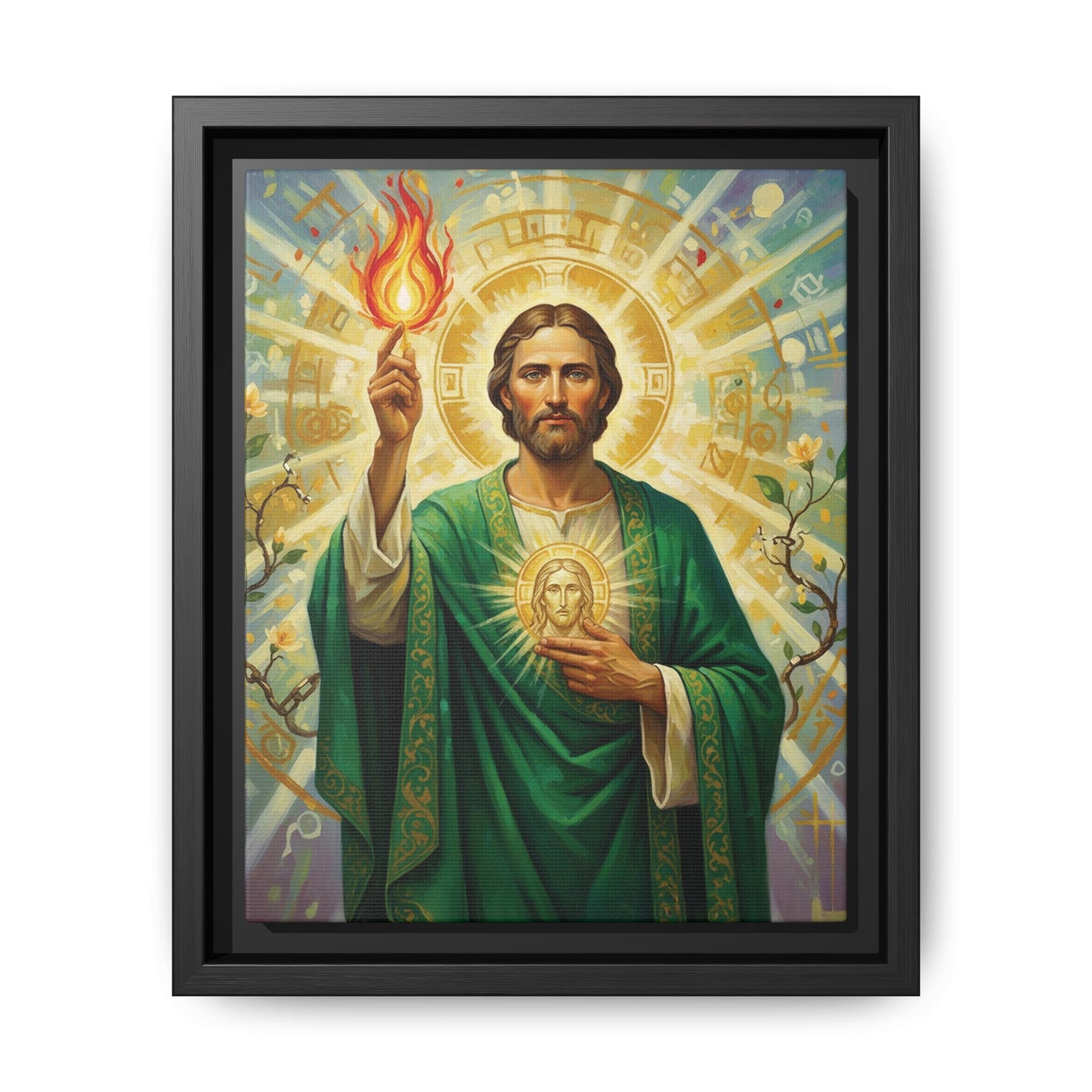 Framed Canvas – St. Jude | Contemporary Sacred Art
