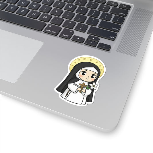 St. Catherine of Siena – Chibi Style Vinyl Sticker
