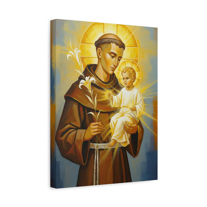 St. Anthony of Padua - Stretched Canvas