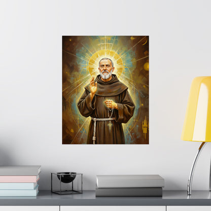 St. Padre Pio - Matte Poster