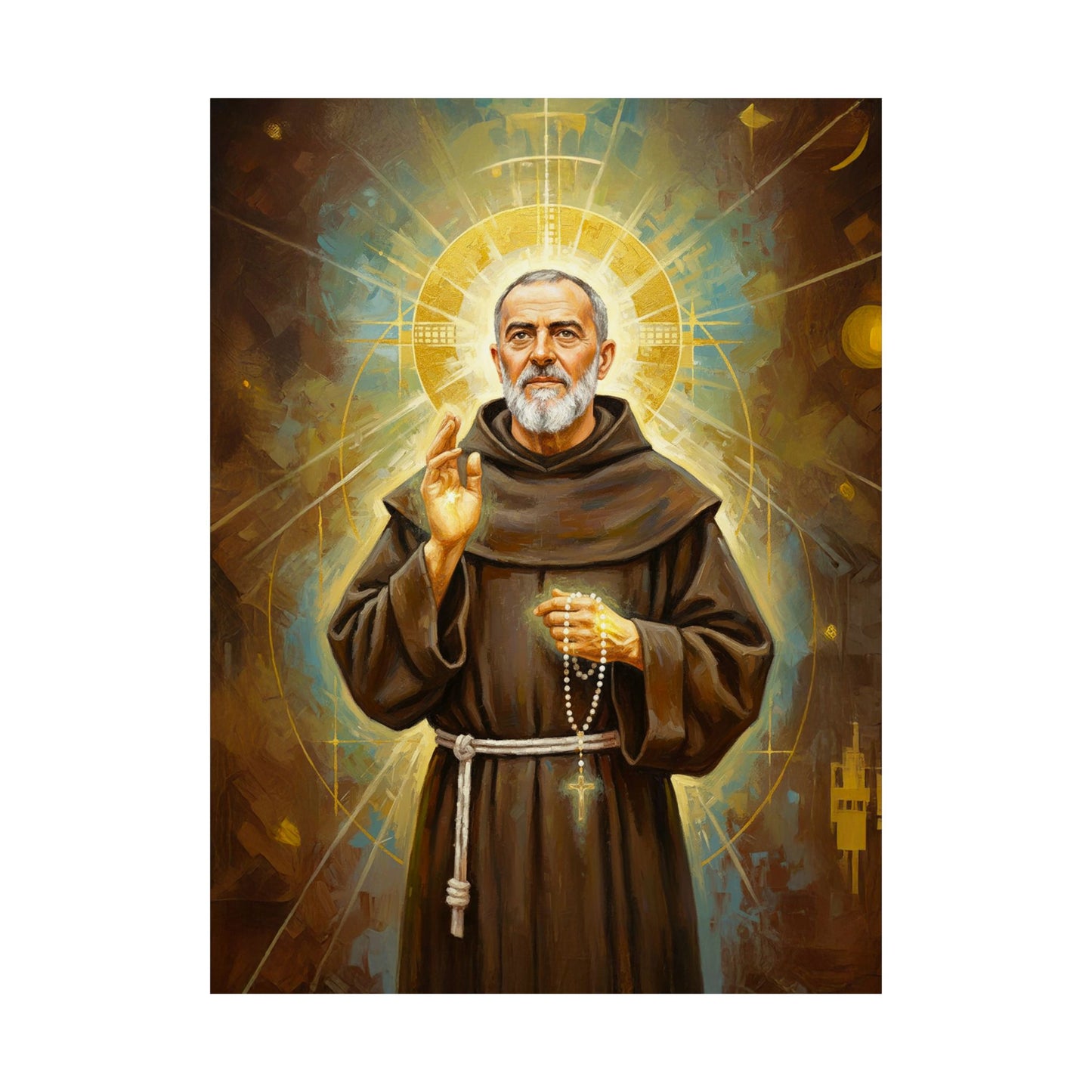 St. Padre Pio - Matte Poster